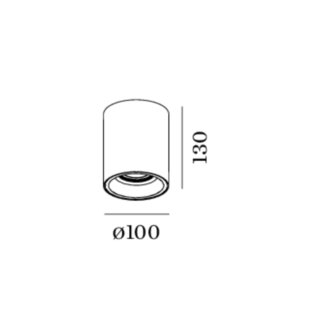 Solid 1.0 led opbouwspot Wever &amp; Ducre 