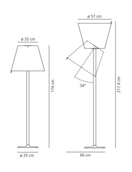 Melampo mega vloerlamp Artemide 