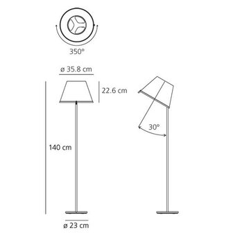 Choose vloerlamp Artemide