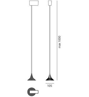 Unterlinden hanglamp Artemide