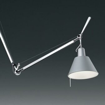 Tolomeo decentrata suspension aluminium hanglamp Artemide