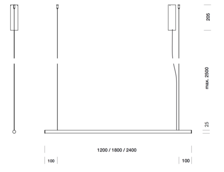 Boomer line 1800 dim hanglamp TossB 