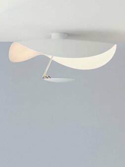 Lederam manta cws1 plafond/wandlamp Catellani&amp;Smith