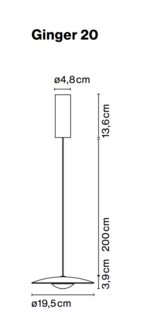 Ginger 20 hanglamp Marset 