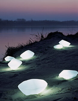 Stones 207 vloerlamp outdoor Oluce 