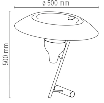 Model 548 tafellamp Astep Design