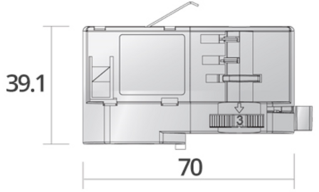 Powergear universele railadaptor 3-fase rail