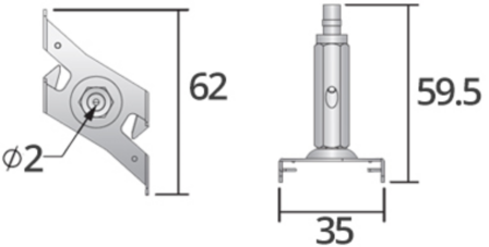 Powergear pendelset 5 meter draad 3-fase rail