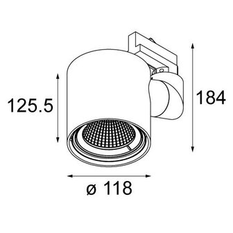 Stove track led gi (3-fase) railspot Modular