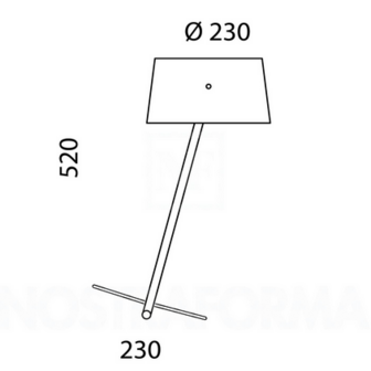 Slant tafellamp Serien Lighting - Outlet