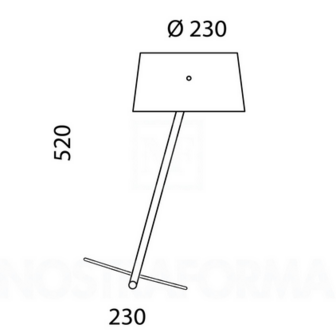 Slant tafellamp Serien Lighting - sale