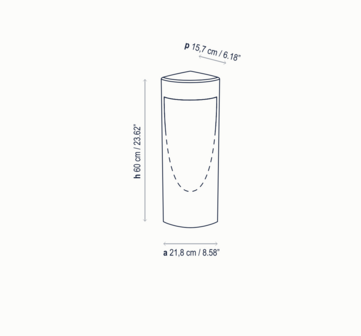 Moai b/60 outdoor vloerlamp Bover