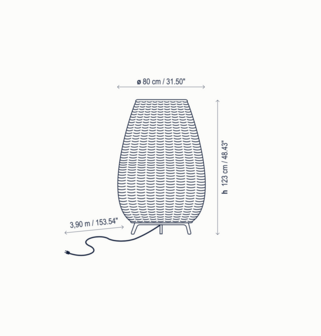 Amphora 02 outdoor vloerlamp Bover