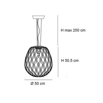 Pinecone media hanglamp FontanaArte