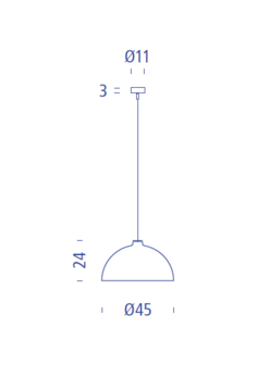 Coupole hanglamp Nemo Lighting - Outlet