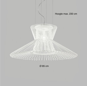 Impossible medium hanglamp Metal Lux