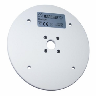 Nomad baseflange afdekplaat - Modular 