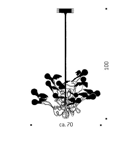 Birdie led hanglamp Ingo Maurer 