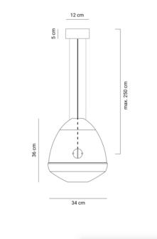 Limpid medium hanglamp Hollands Licht