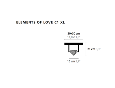Elements of love c1 plafondlamp Ilfari