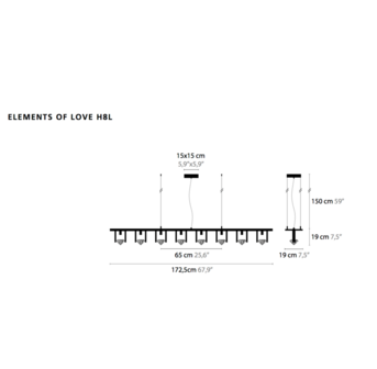 Elements of love h8l hanglamp Ilfari