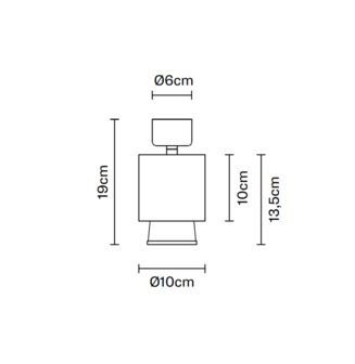 Claque F43 plafondlamp Fabbian 