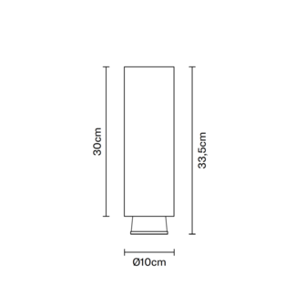 Claque F43 L30 cm plafondlamp Fabbian 