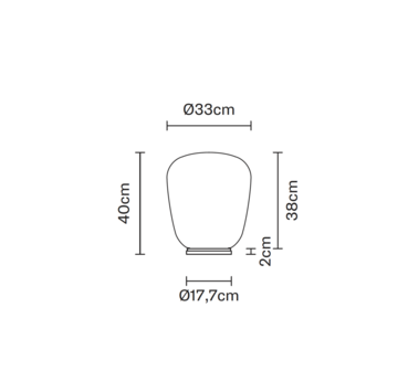 Lumi baka led tafellamp Fabbian 