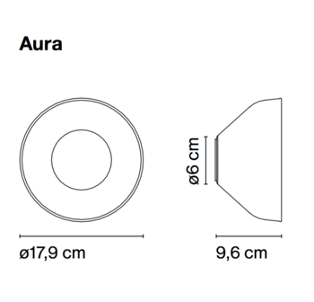 Aura 24V wandlamp Marset