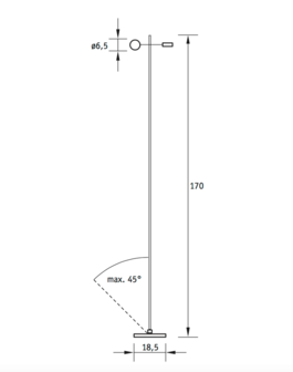 Floor light 457a led vloerlamp Absolut Lighting