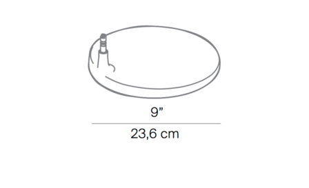 Fortebraccio d33nt.100 on/off vloerlamp Luceplan - sale 