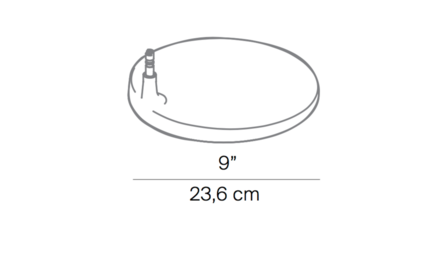 Fortebraccio d33nt.100 on/off vloerlamp Luceplan 