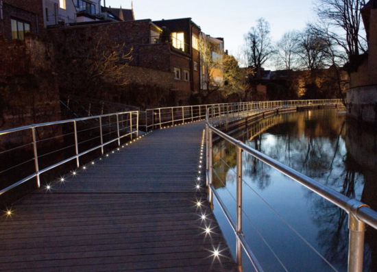 Card 0.1 led outdoor recessed vloerspot Wever & Ducre