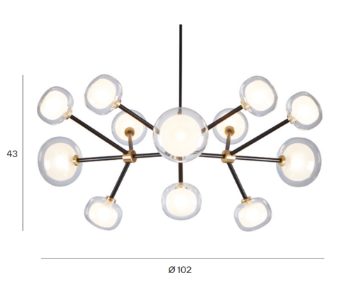 552.12 Chandelier Nabila hanglamp Tooy