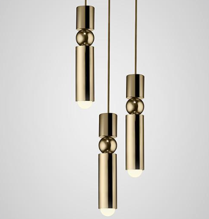 Fulcrum Chandelier set van 3 hanglamp Lee Broom