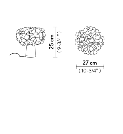 Clizia tafellamp Slamp