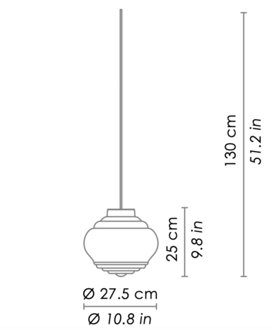 Bonnie hanglamp Zafferano 