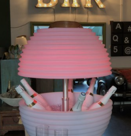 The.Bowl Bluetooth Speaker Lamp & Wijnkoeler Nikki Amsterdam