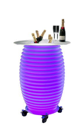 The.Bar Table Bluetooth Speaker Lamp & Wijnkoeler & Statafel Nikki Amsterdam