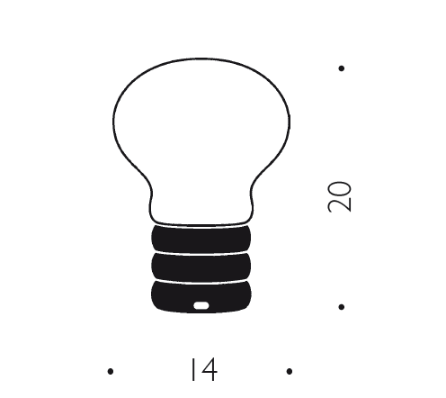 B.Bulb portable  tafellamp Ingo Maurer