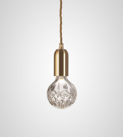 Clear Crystal Bulb & Pendant hanglamp Lee Broom 