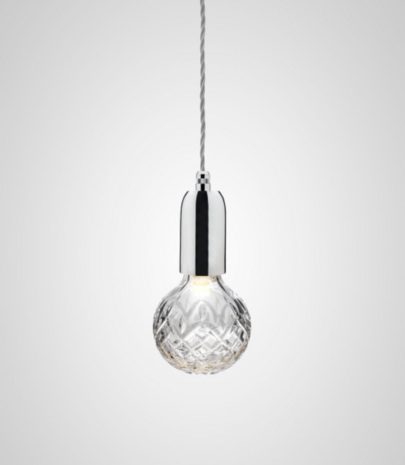 Clear Crystal Bulb & Pendant hanglamp Lee Broom 