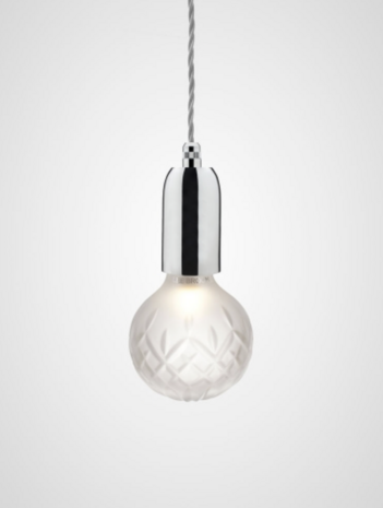 Frosted Crystal Bulb & Pendant hanglamp Lee Broom 