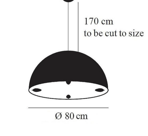 Stchu moon 02 LED Ø 80 cm hanglamp Catellani&Smith