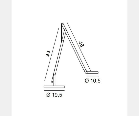 String t1 led tafellamp Rotaliana