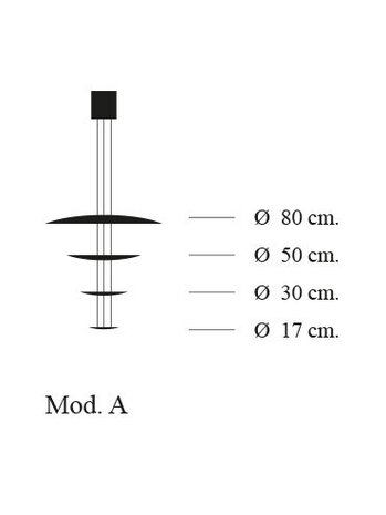 Macchina Della luce mod A hanglamp Catellani&Smith