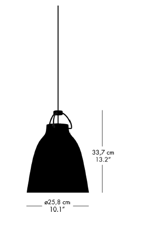 Caravaggio P2 matt - hanglamp - Fritz Hansen 