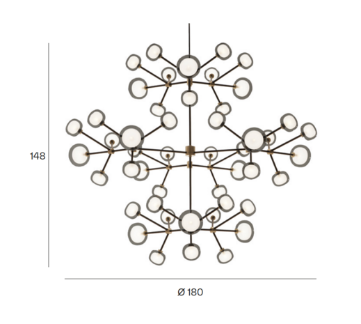 552.48 Chandelier Nabila hanglamp Tooy