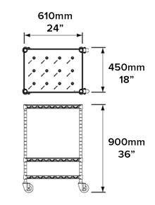 TROLLEY Short 24 Lamps oplaadstation Neoz lighting 