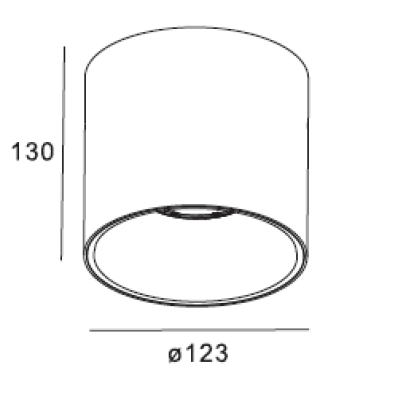 Lirio surface opbouwspot Mvlights